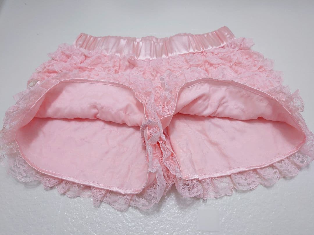2000s LIZLISA系 ピンク レース スカパンショートパンツ