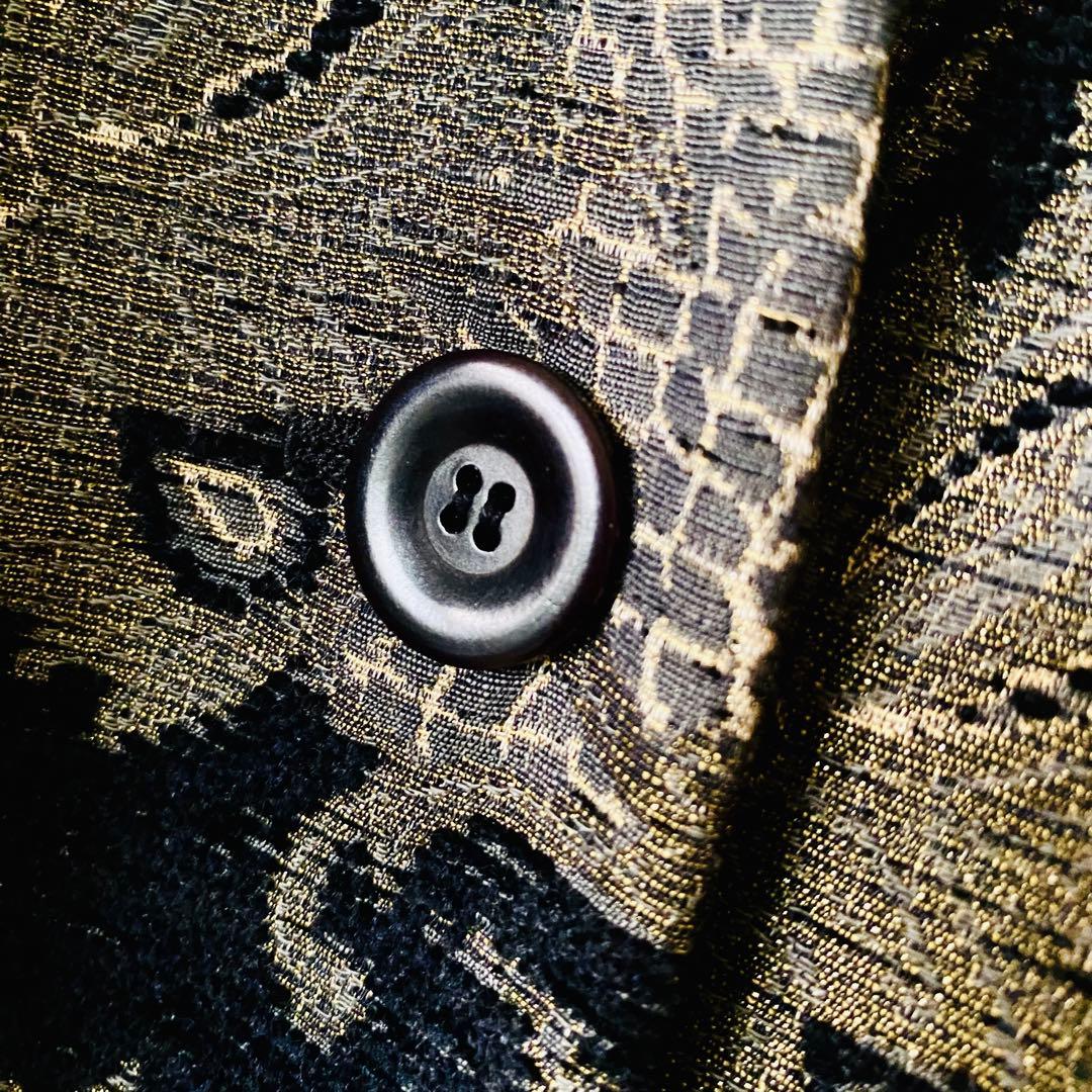 新品未使用✨◆AIGNER◆20万 シルクジャガード ノーカラージャケット38