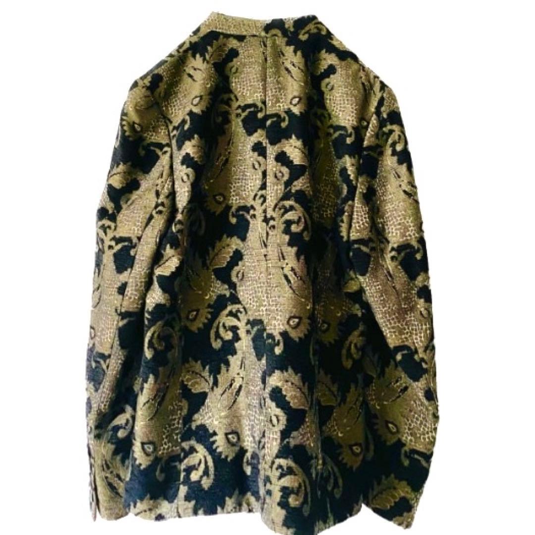 新品未使用✨◆AIGNER◆20万 シルクジャガード ノーカラージャケット38