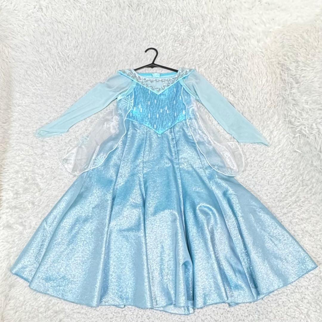Disney RESORT タグ アナ雪 エルサ ドレス 130cm 刺繍レース