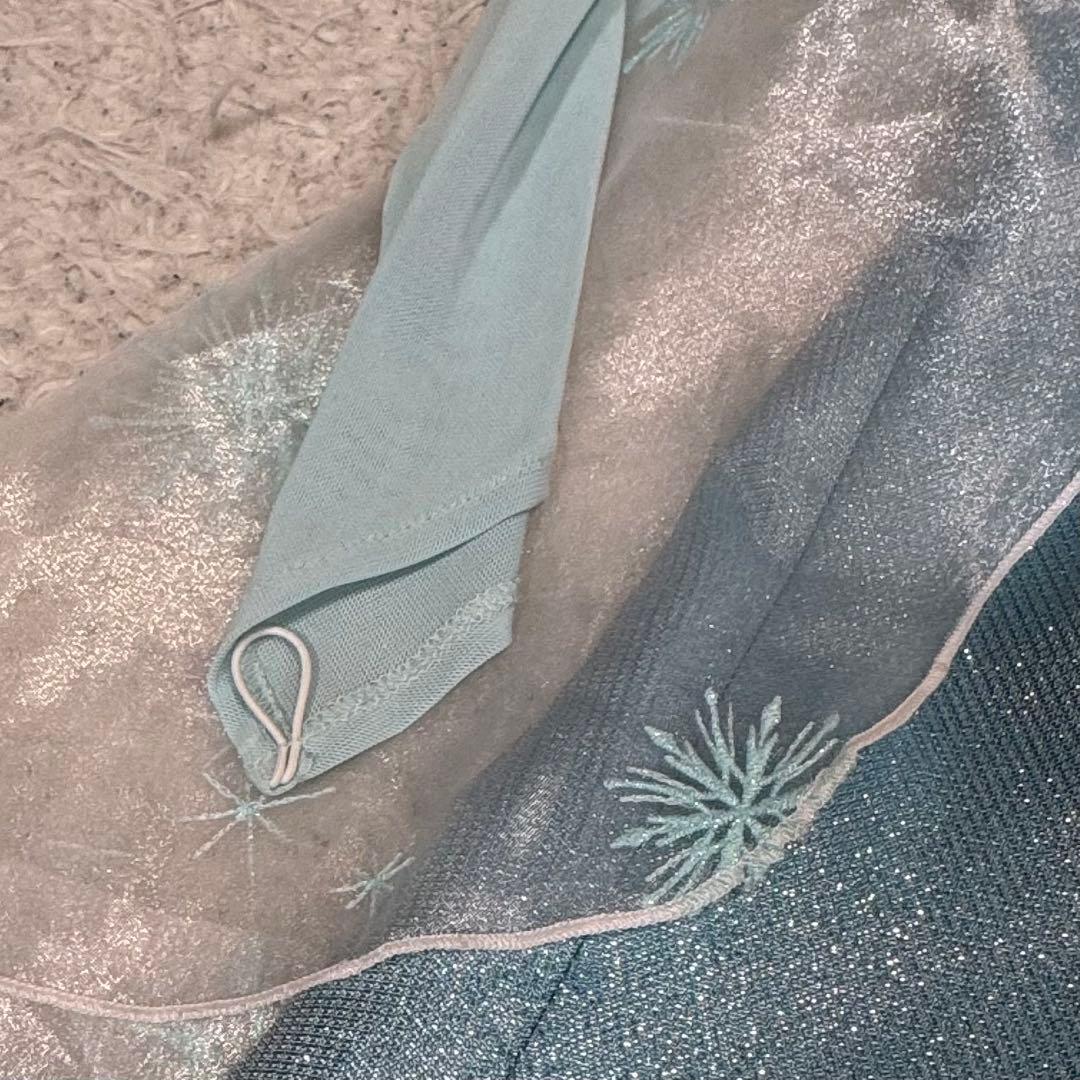 Disney RESORT タグ アナ雪 エルサ ドレス 130cm 刺繍レース