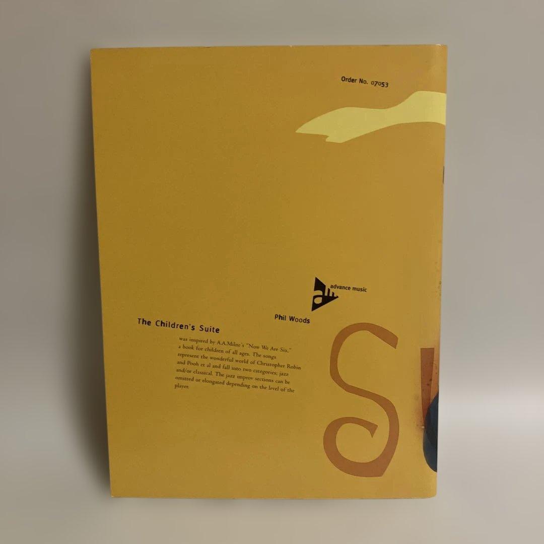 輸入盤楽譜　チルドレンズ・スイート（フィル・ウッズ）（アルトサックス+ピアノ）