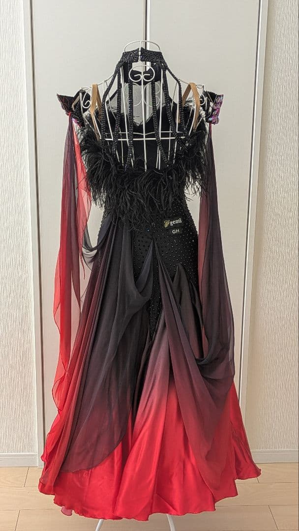 社交ダンス　スタンダードドレス　gentil製