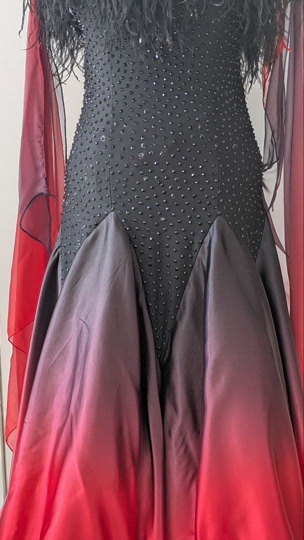 社交ダンス　スタンダードドレス　gentil製