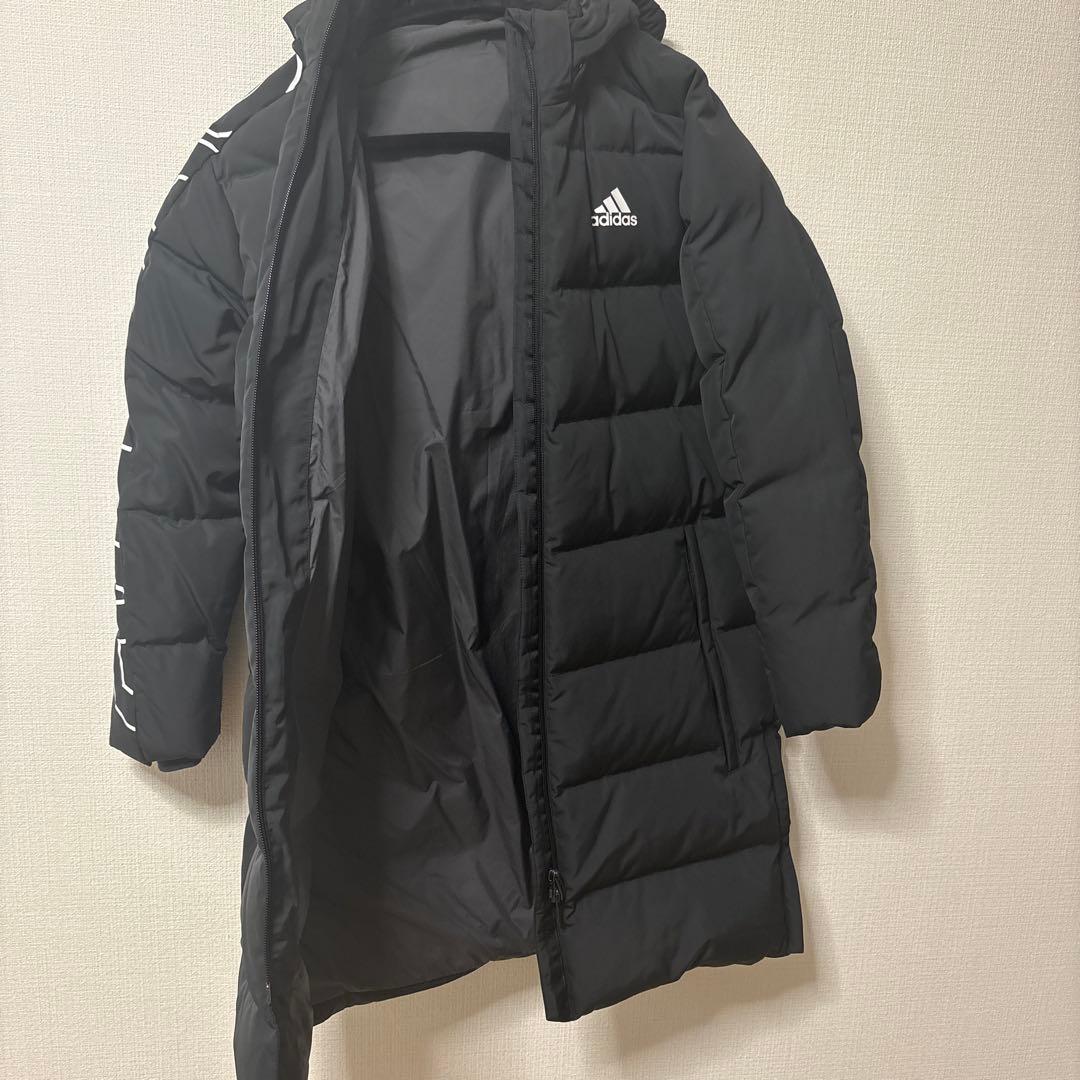 adidas ベンチコート ブラック　子供用 152㎝