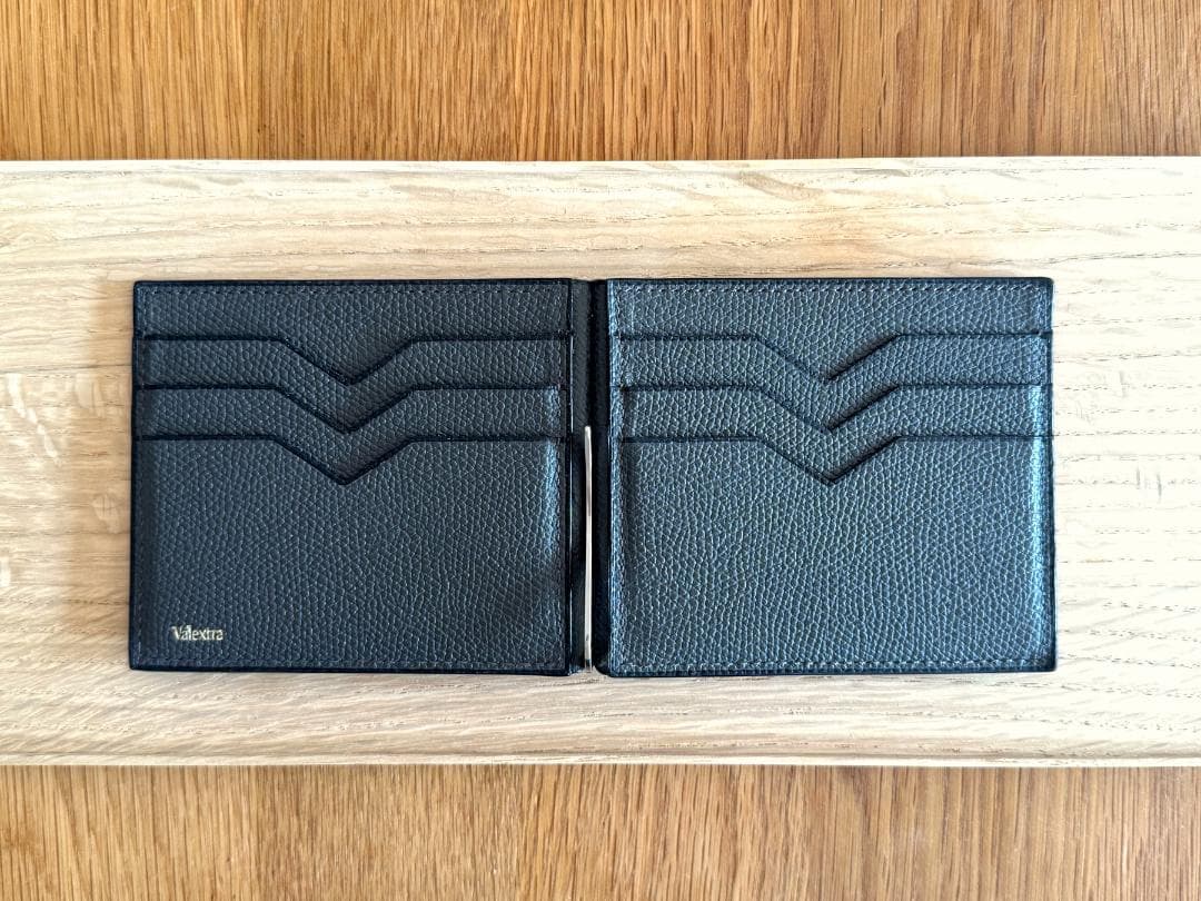 Valextra ヴァレクストラ マネークリップ ダークグレー