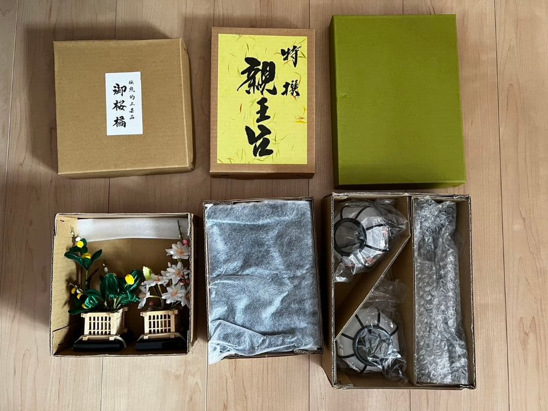 雛人形 五人飾り 3段　新品未使用