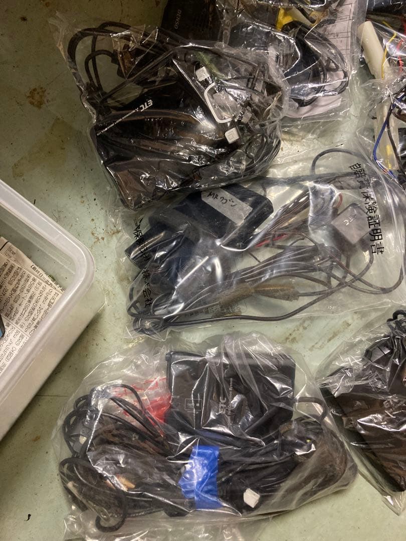 ETC車載器 取り外し品12個 まとめて　 軽自動車　普通車