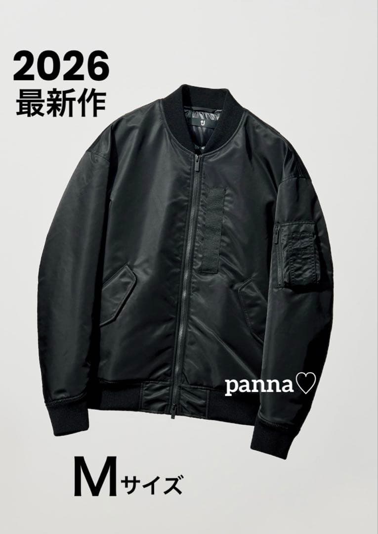 よし☆ UNIQLO × ＋J ハイブリッドダウンオーバーサイズMA-1