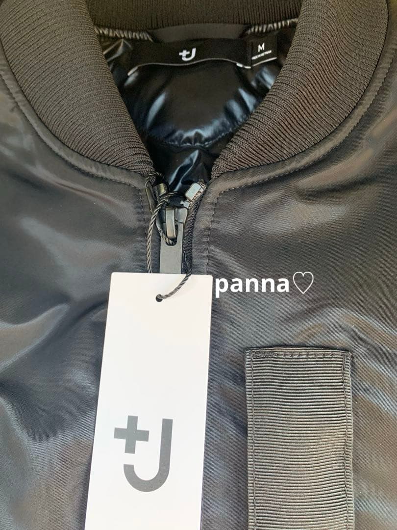 よし☆ UNIQLO × ＋J ハイブリッドダウンオーバーサイズMA-1