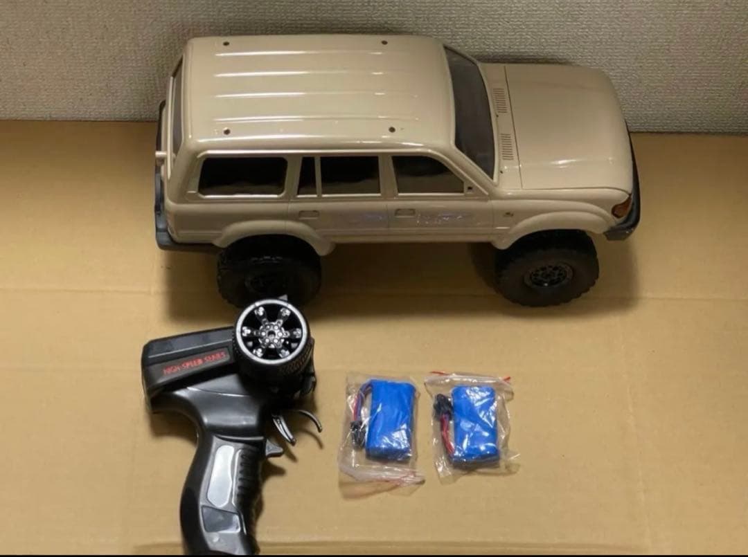 バッテリー2個付き WPL C54-1 RTR LC80 4WD イエロー