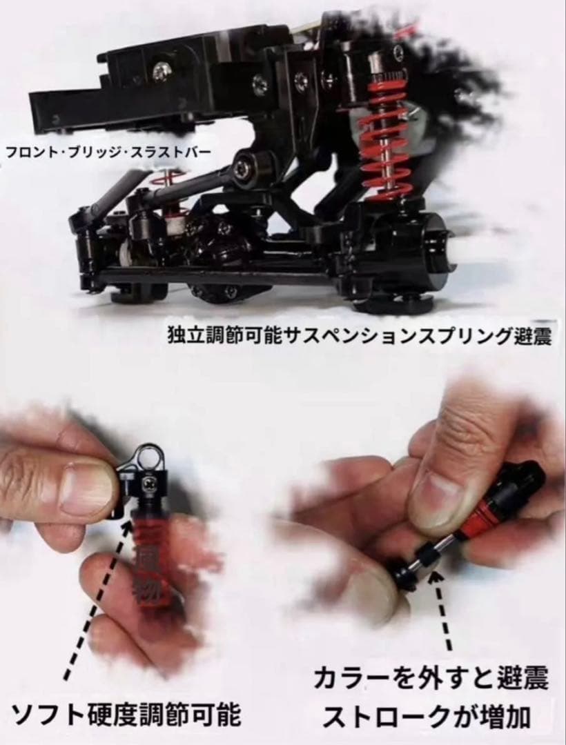 バッテリー2個付き WPL C54-1 RTR LC80 4WD イエロー