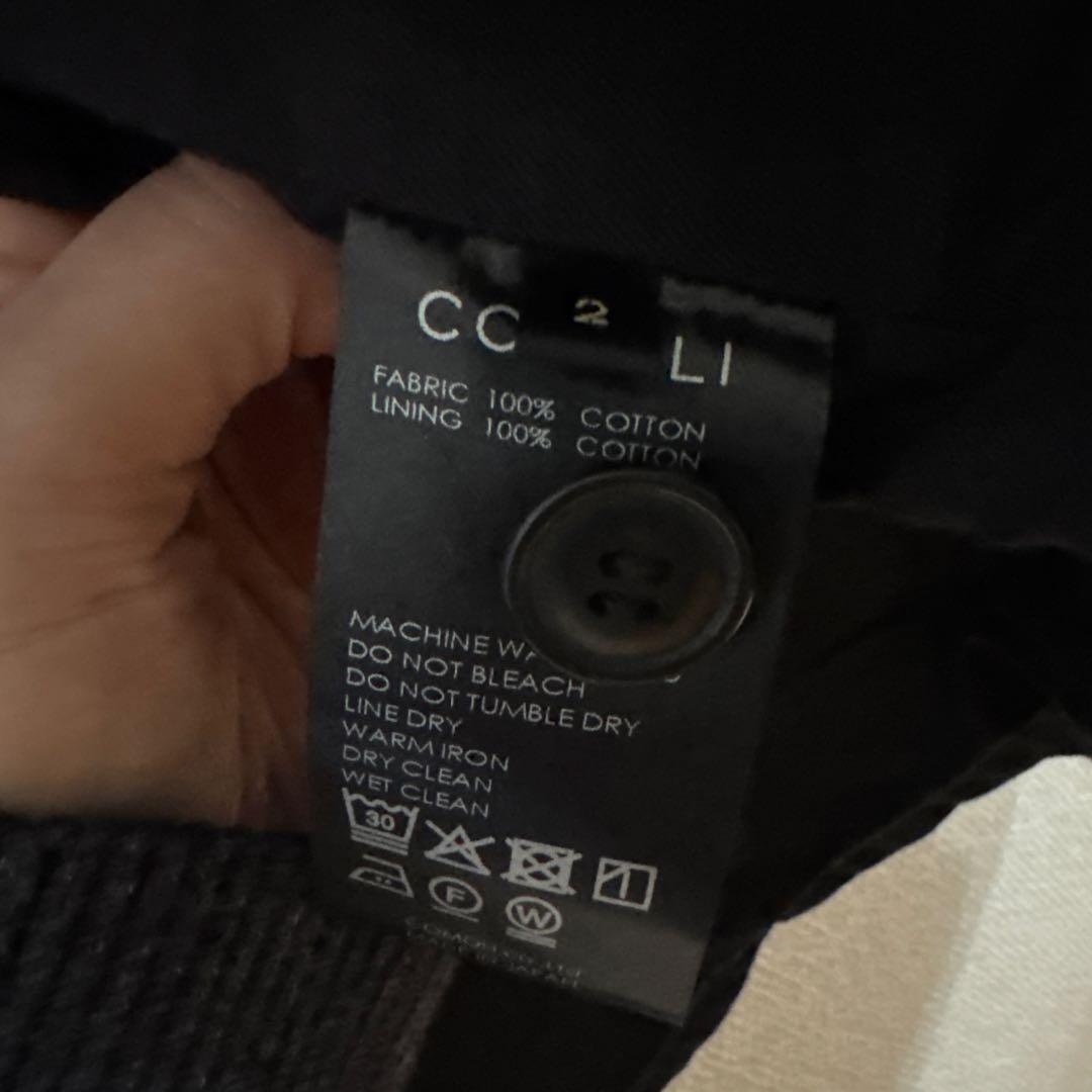 t*o様 未使用 タグ付き comoli コモリ ブラックドリルジャケット