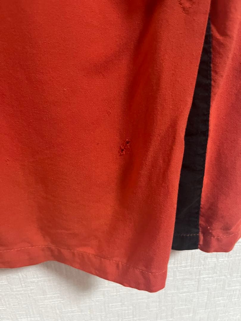 【レッド✖️ブラック】 50s レーヨンボーリングシャツ ヒルトン　Hilton