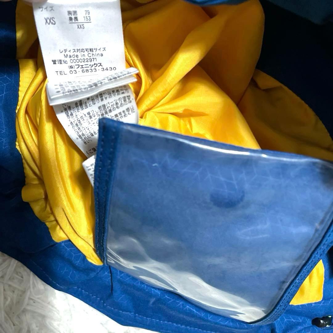 150 phenixスキーウェア上下 XXS フェニックス 青 黄