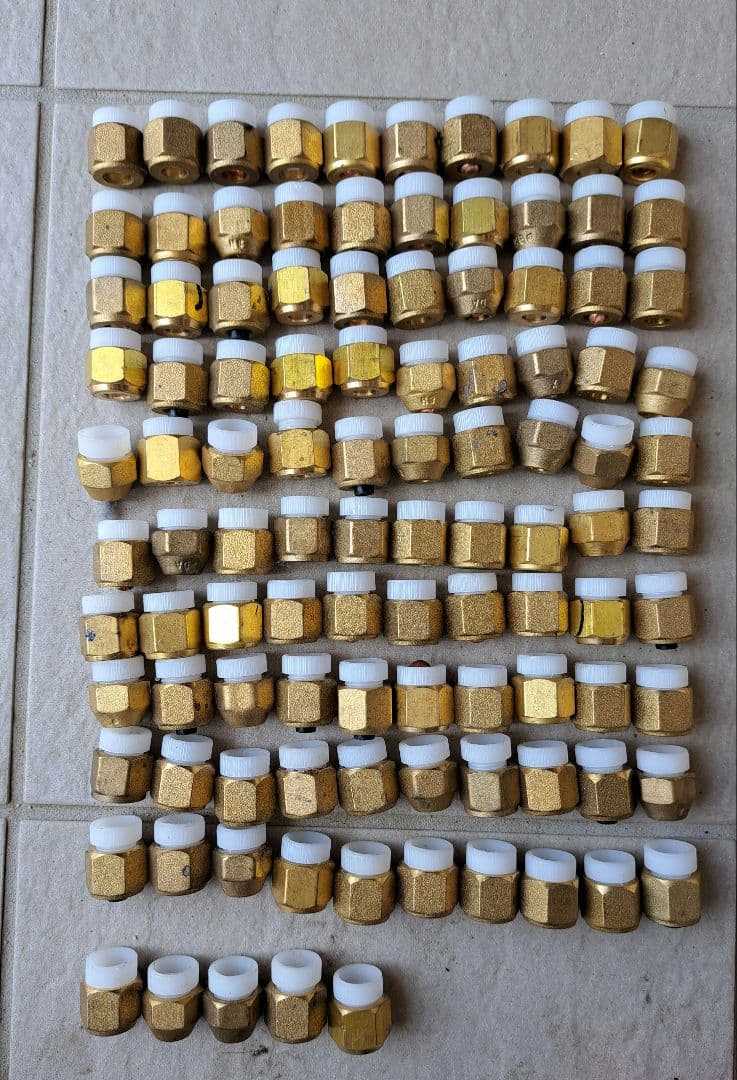 フレアナット　2分3分　100セット(合計200個)　新品