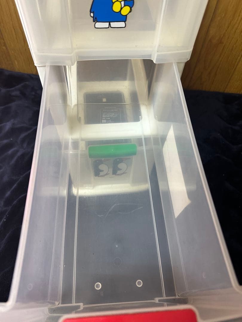 希少 お得 レトロ ミッフィーイラスト付き3段収納ケース2個セット