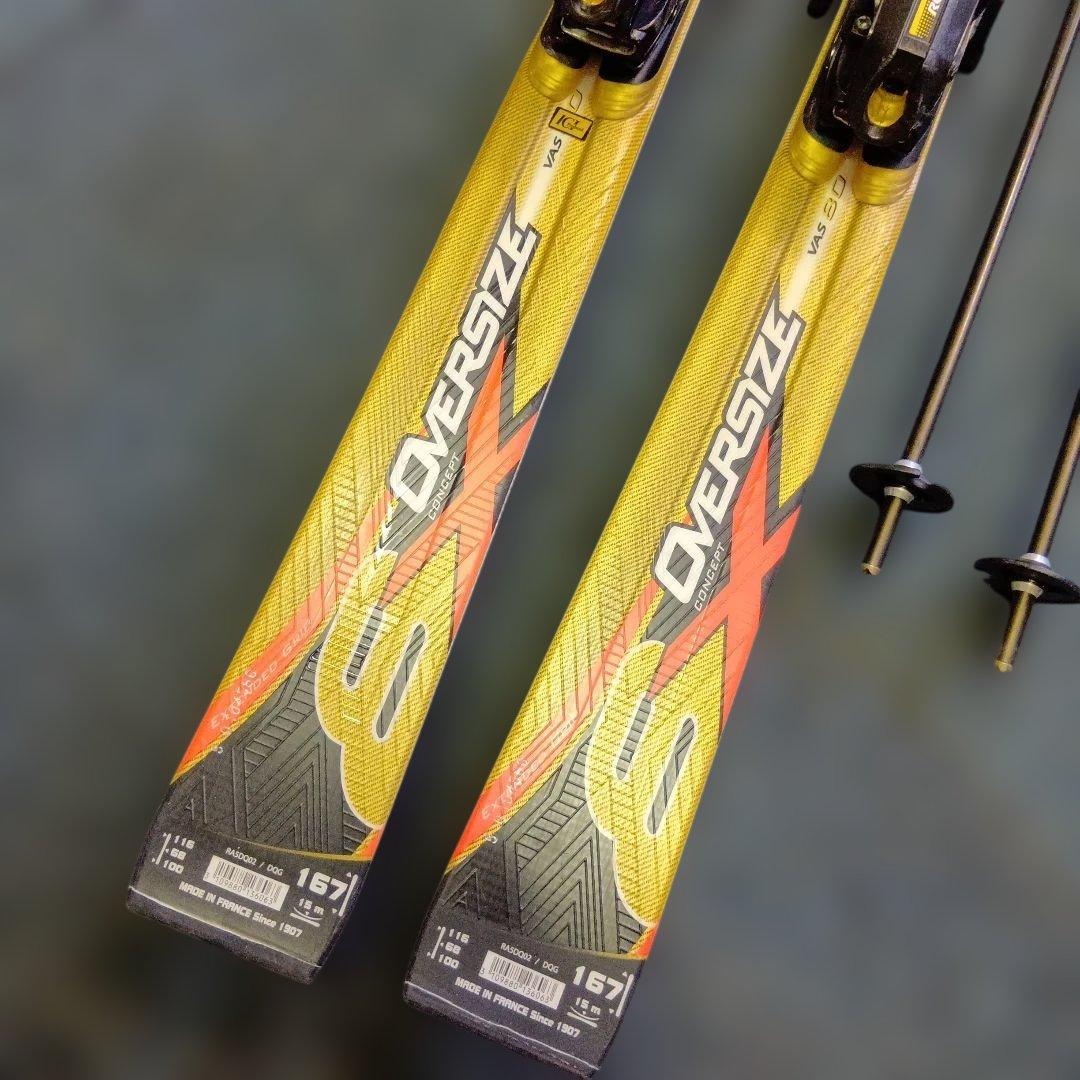 メンテナス済167cm ROSSIGNOL スキー…ストック