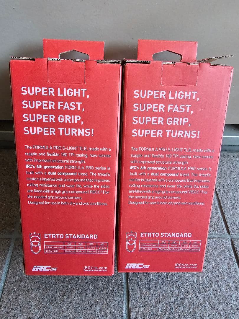 パーツ IRC Formula Pro TLR-S Light 700x25C