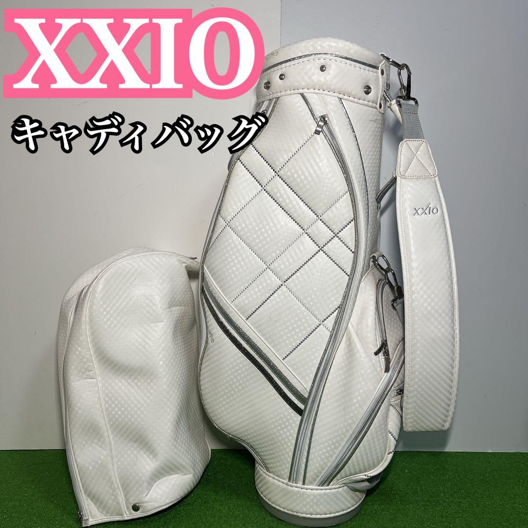 D449 XXIO ゼクシオ キャディバッグ ホワイト 白 レディース