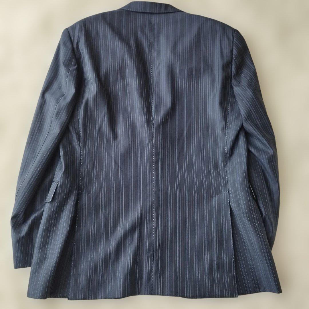 極美品✨ポールスミス×ロロピアーナ スーツ 花柄 SUPER130's 紺 XL