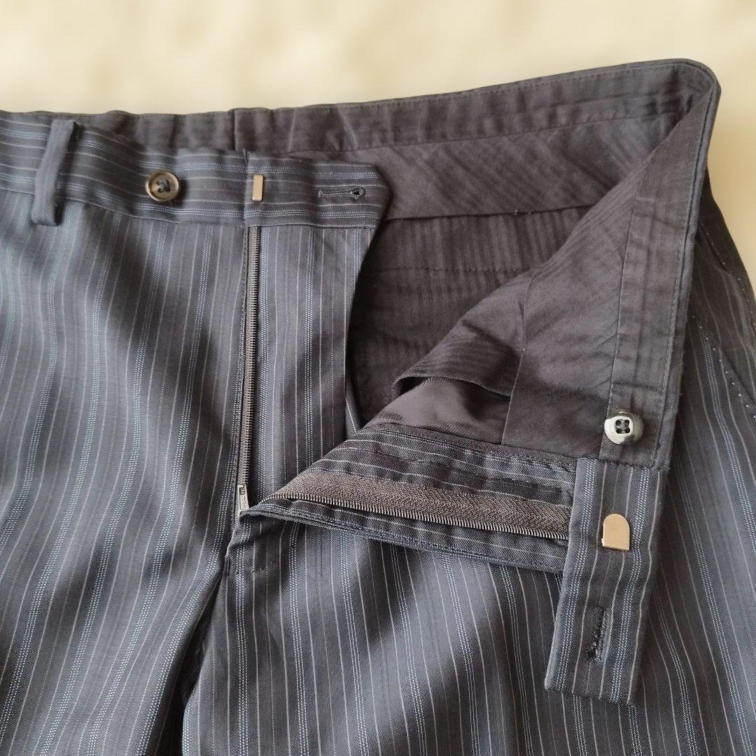 極美品✨ポールスミス×ロロピアーナ スーツ 花柄 SUPER130's 紺 XL