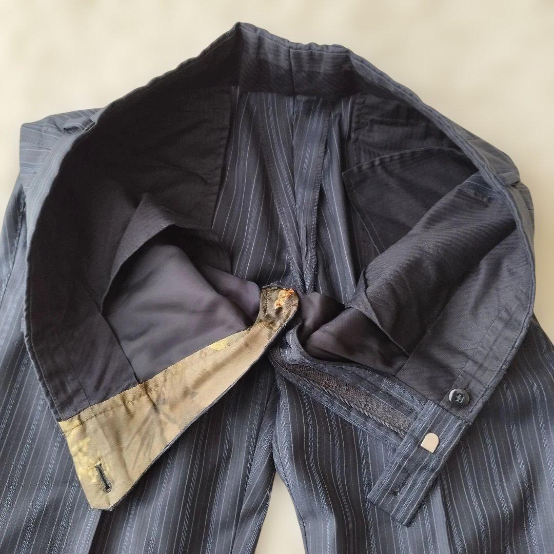 極美品✨ポールスミス×ロロピアーナ スーツ 花柄 SUPER130's 紺 XL