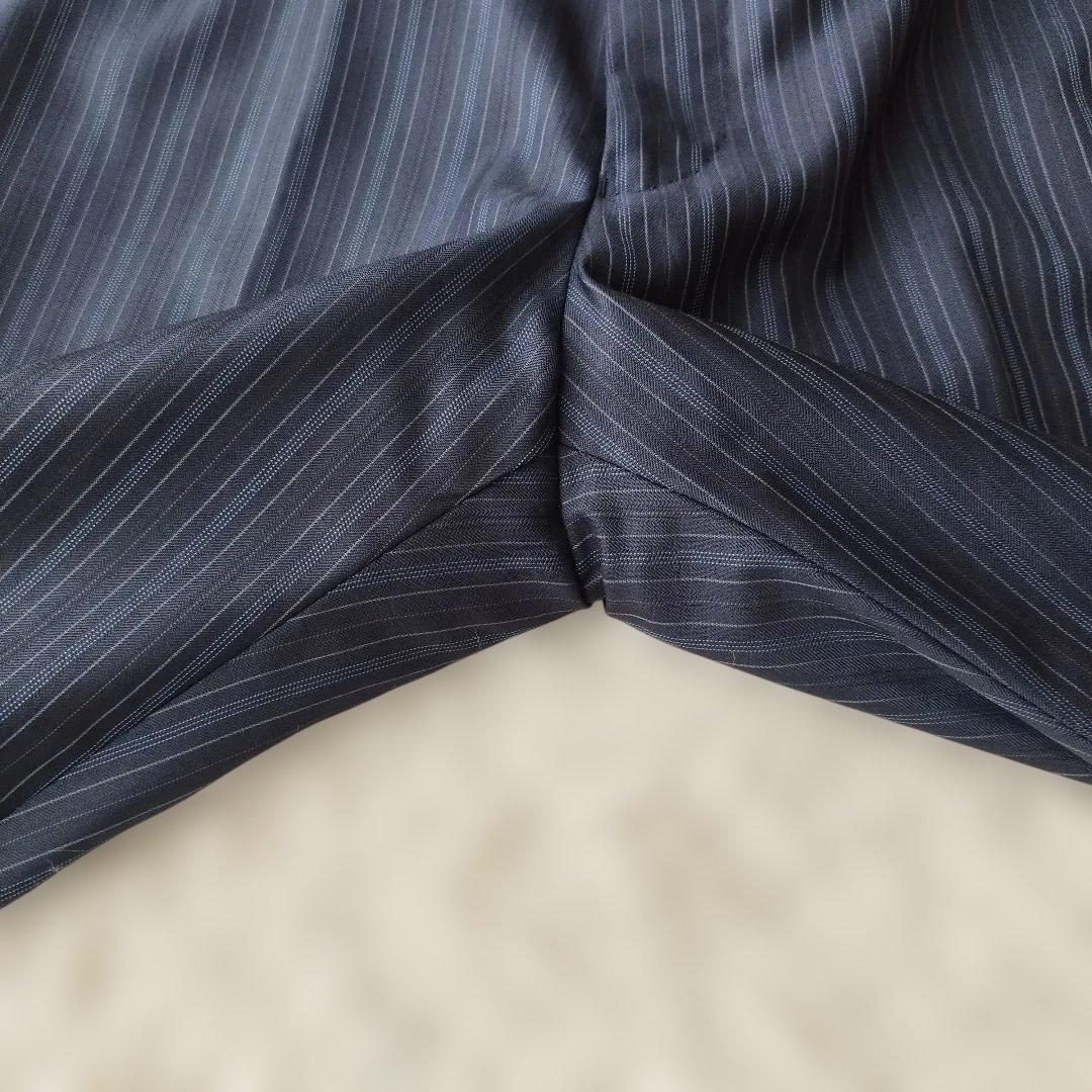 極美品✨ポールスミス×ロロピアーナ スーツ 花柄 SUPER130's 紺 XL