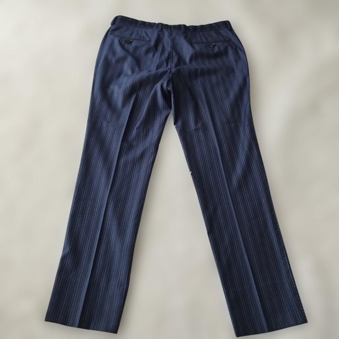 極美品✨ポールスミス×ロロピアーナ スーツ 花柄 SUPER130's 紺 XL