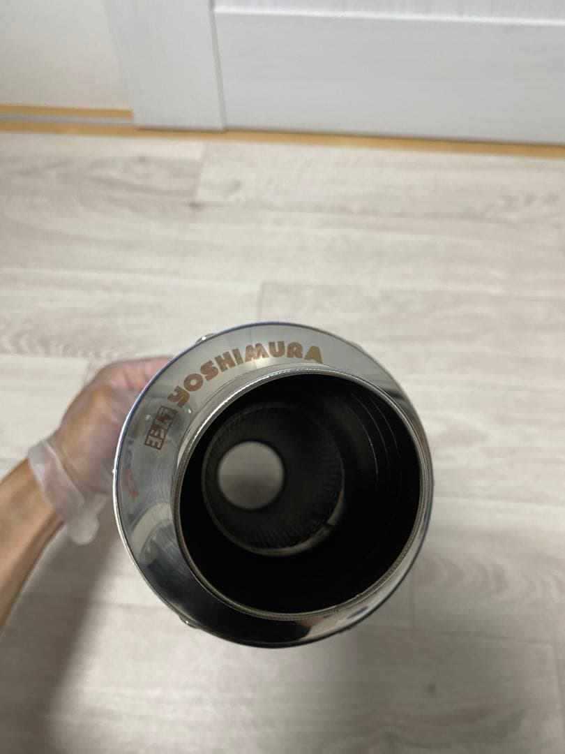 ヨシムラZ900RS サイクロン スリップオンマフラー チタンブルーサイレンサー