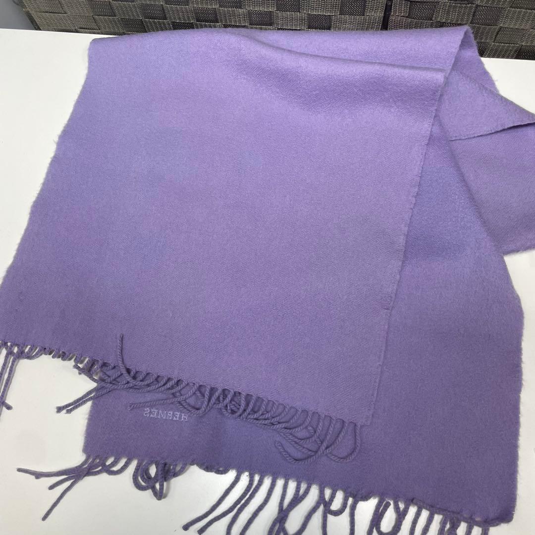 う*棒様 HERMES ラベンダーカシミヤマフラー