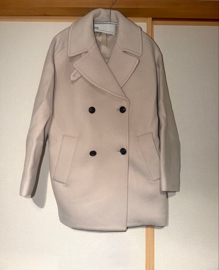 TICCA ショートPコート アイボリー