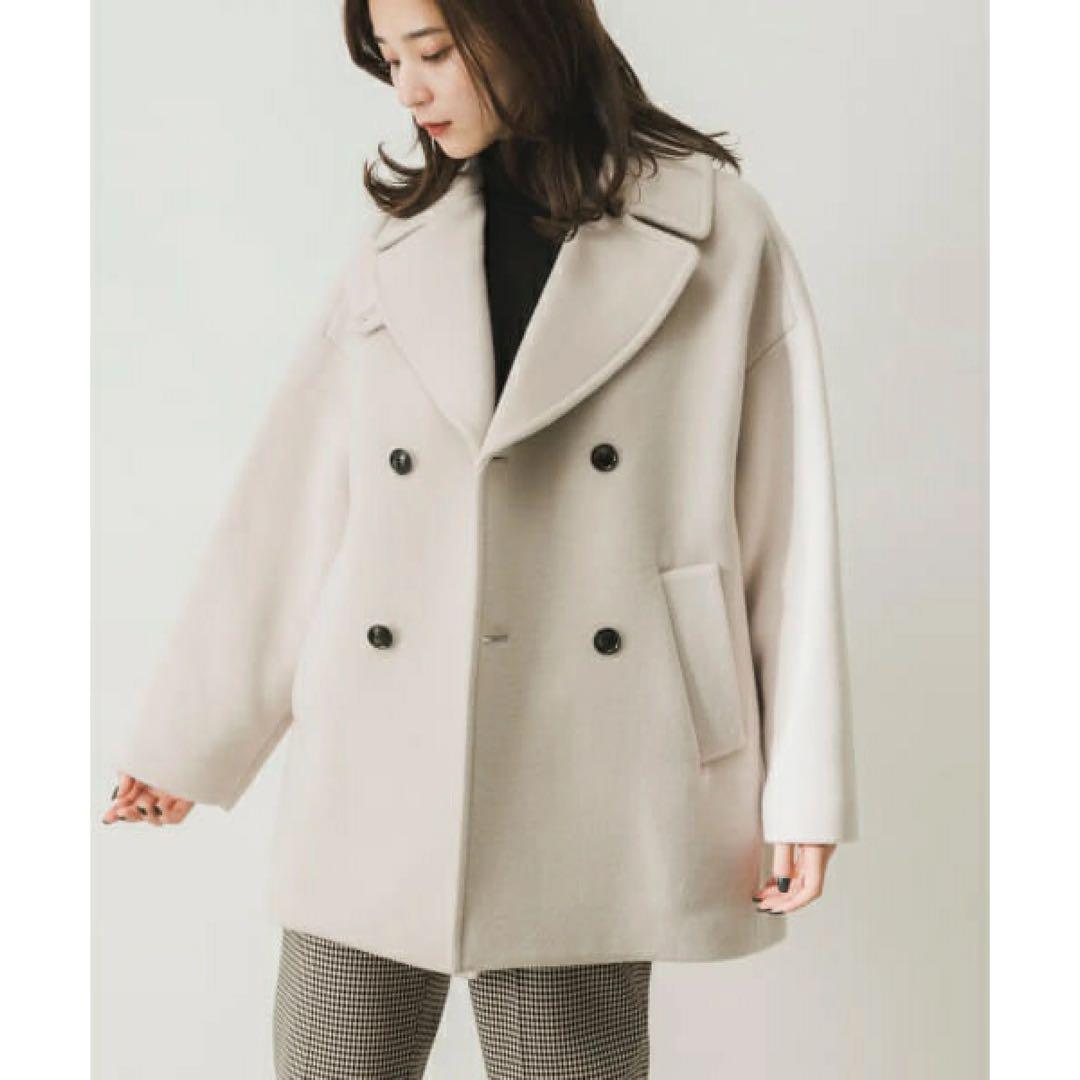 TICCA ショートPコート アイボリー