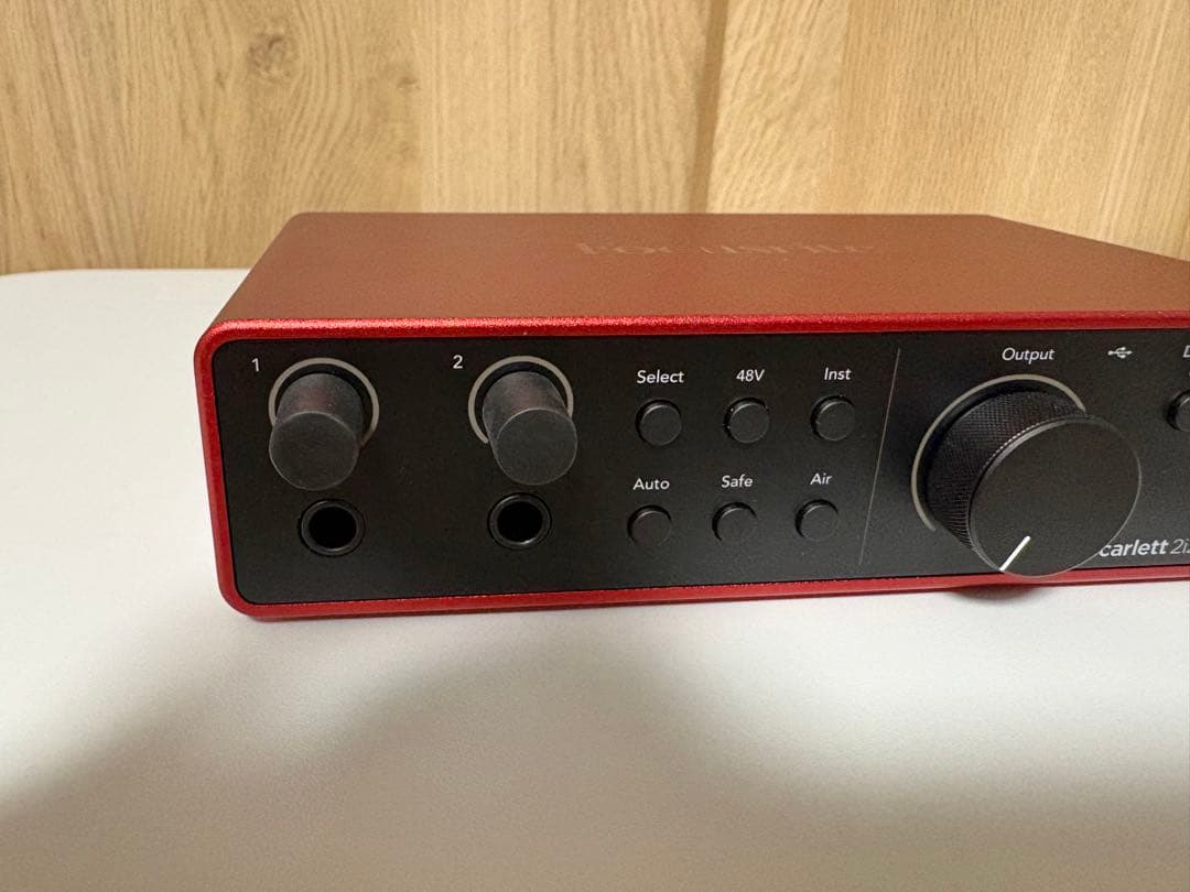 Focusrite Scarlett 2i2第4世代 オーディオインターフェイス