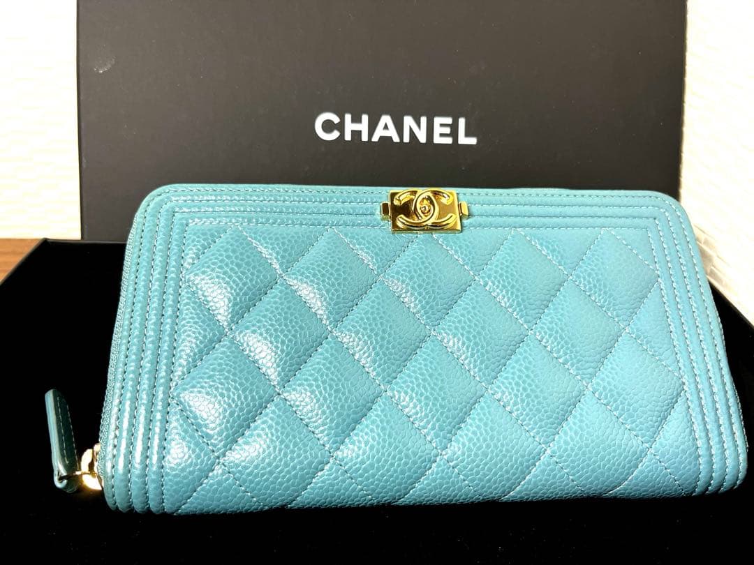 【新品未使用・付属品完備】CHANEL ボーイシャネル 長財布