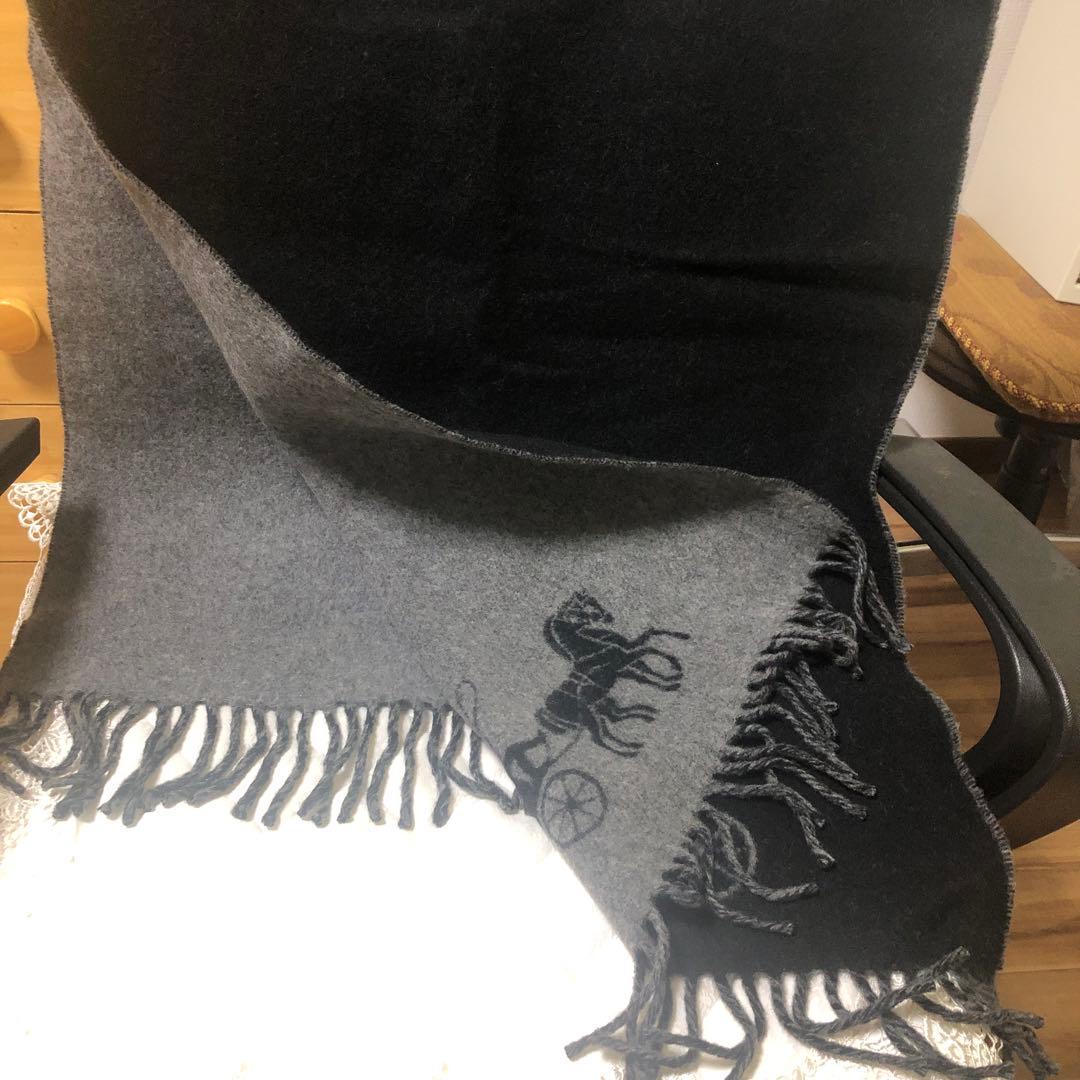 最終セール中75%of大判ストールホースアンドキャリッジ新品未使用品¥45000