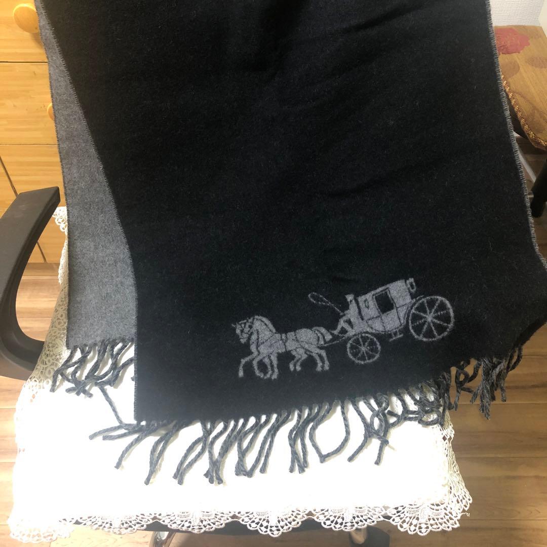 最終セール中75%of大判ストールホースアンドキャリッジ新品未使用品¥45000