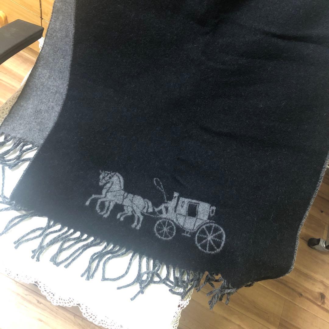 最終セール中75%of大判ストールホースアンドキャリッジ新品未使用品¥45000