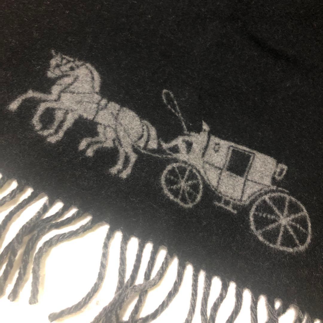 最終セール中75%of大判ストールホースアンドキャリッジ新品未使用品¥45000