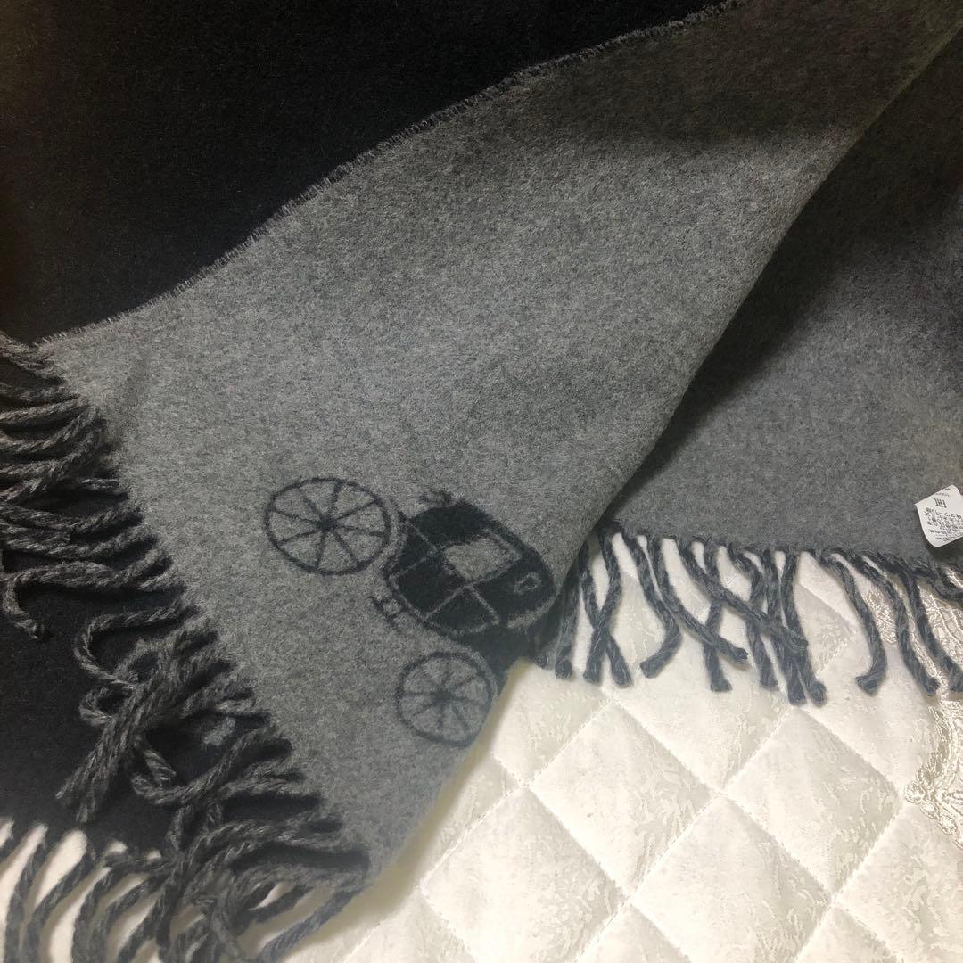 最終セール中75%of大判ストールホースアンドキャリッジ新品未使用品¥45000