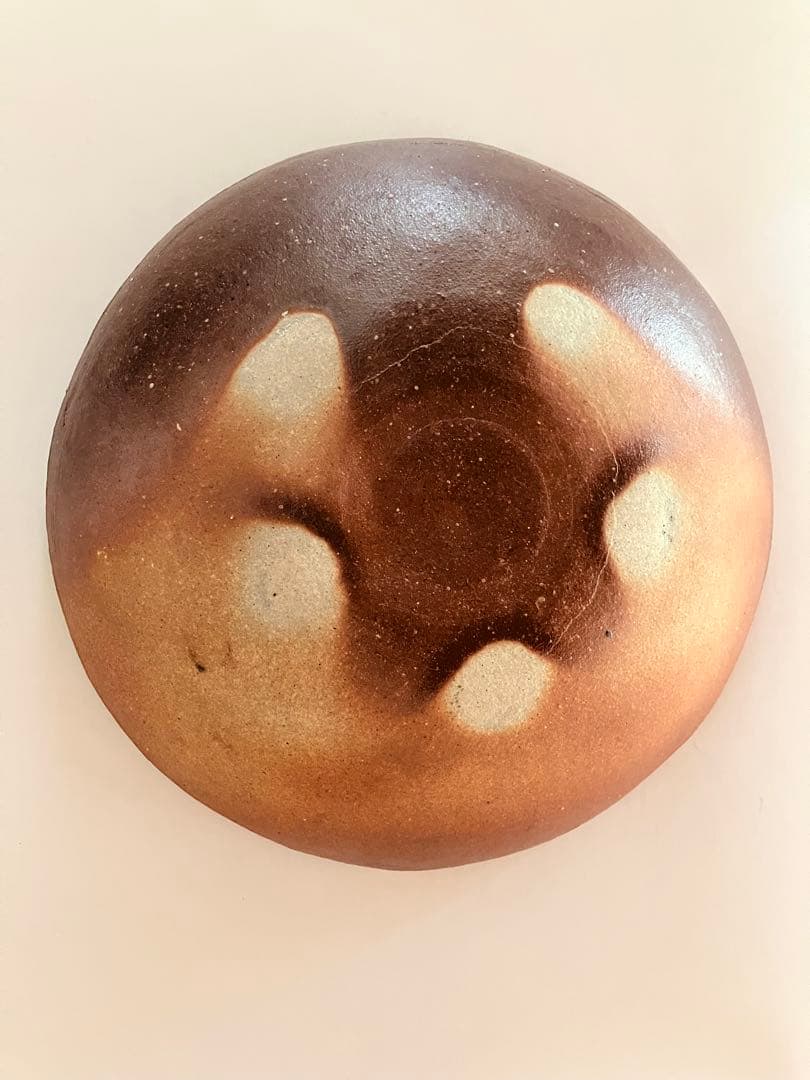 前野直史作スリップウェア　丸皿