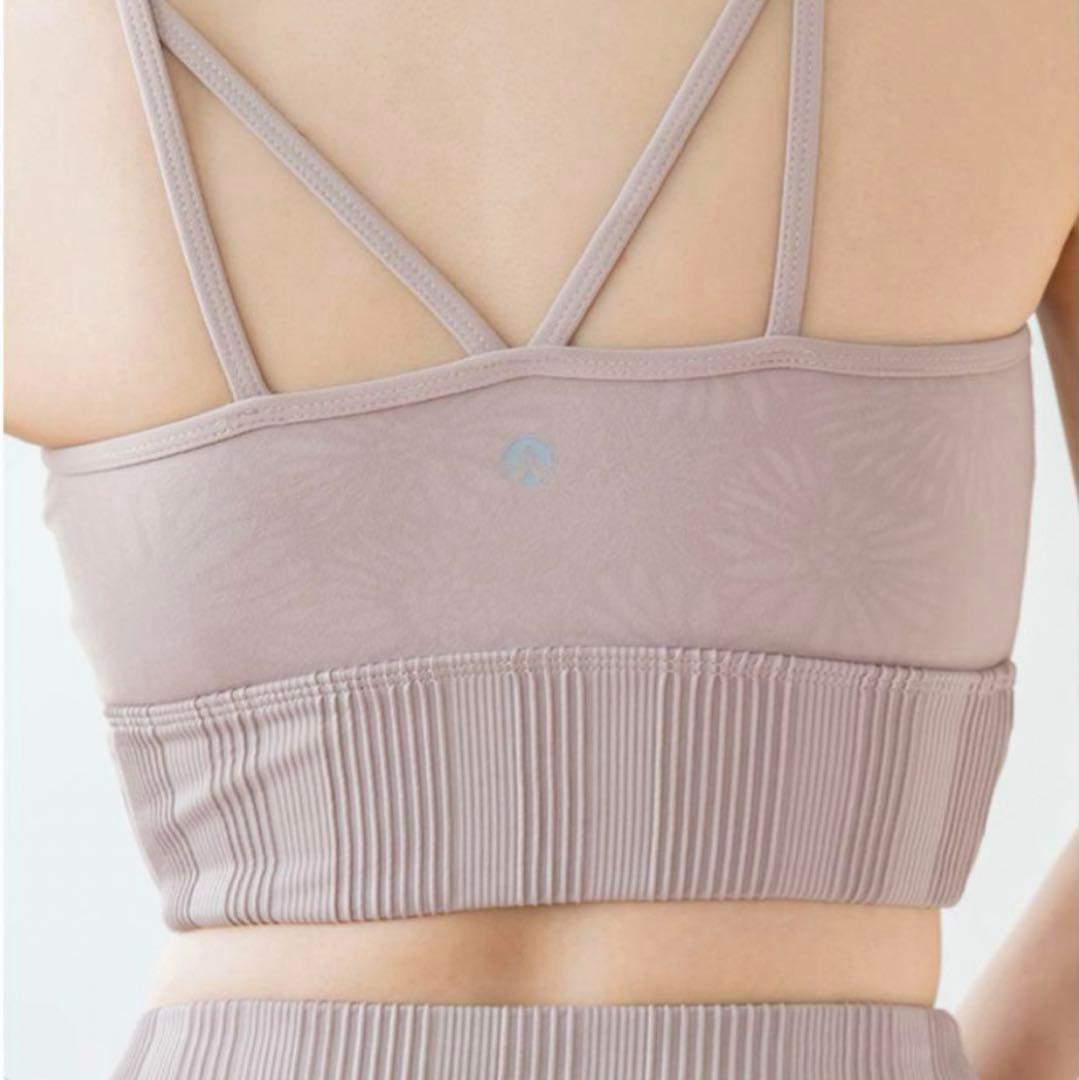 スカーラ　上下セット　トップス＆レギンス　モカ　S ヨガウェア　LAVA