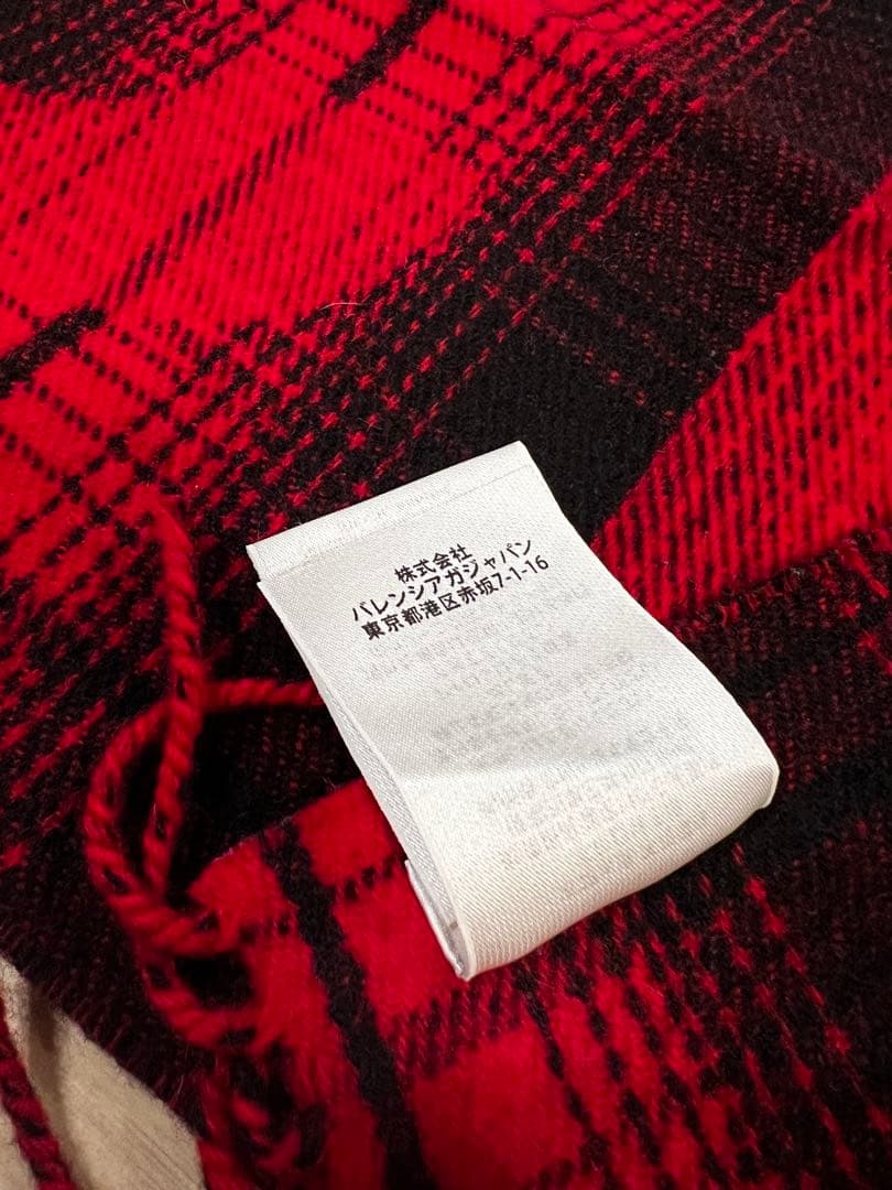 BALENCIAGA チェック　マフラー