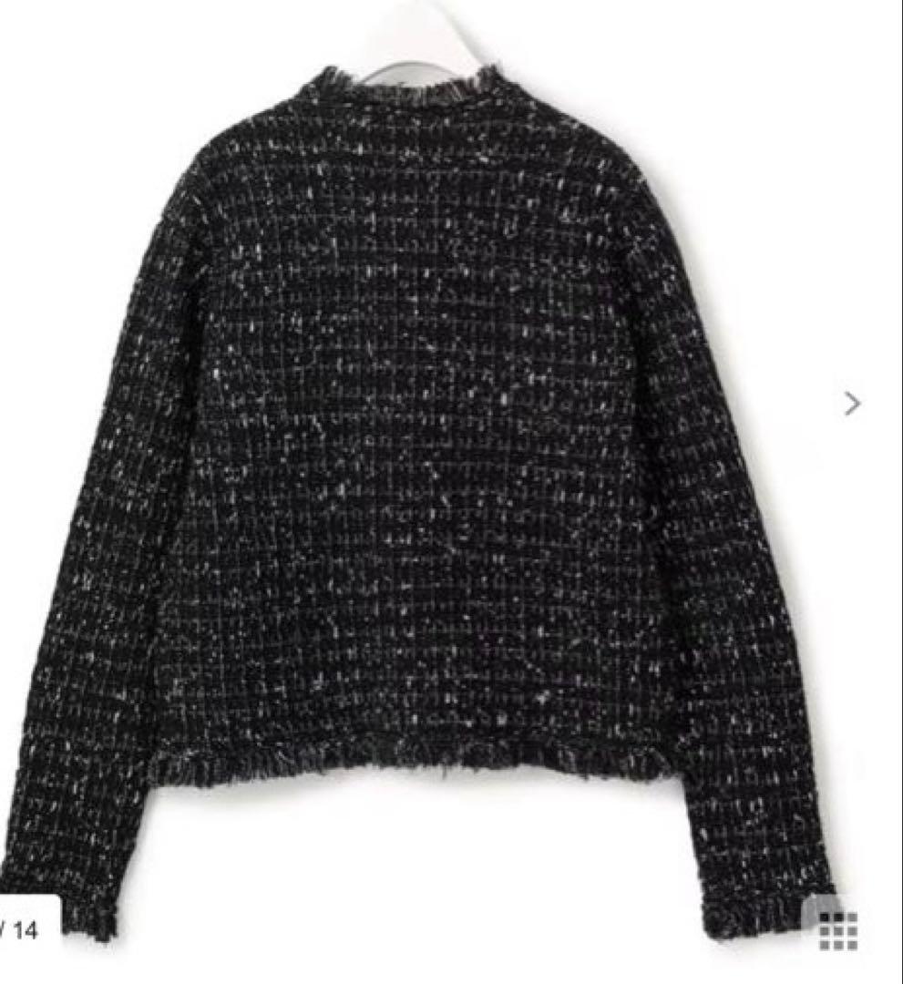 IcB ルレックスニットツイード カーディガンジャケット　新品未使用