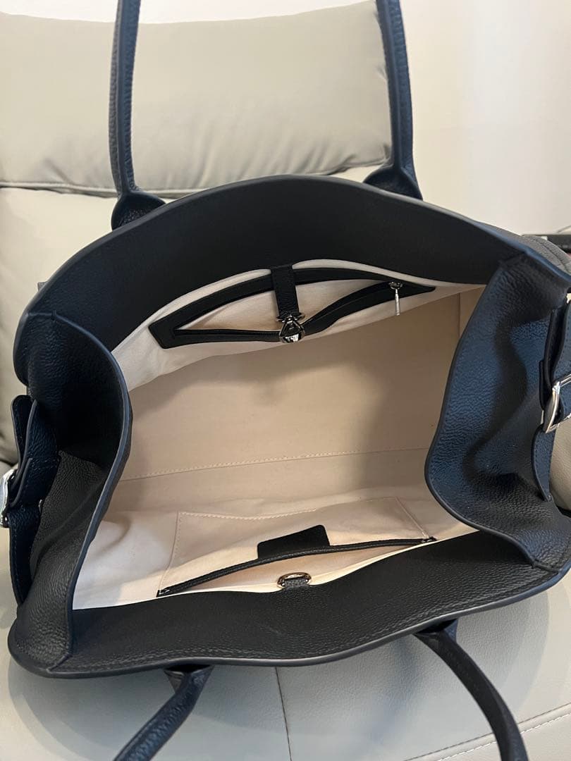 JISTORY ブラック サイドベルトボストンバッグ