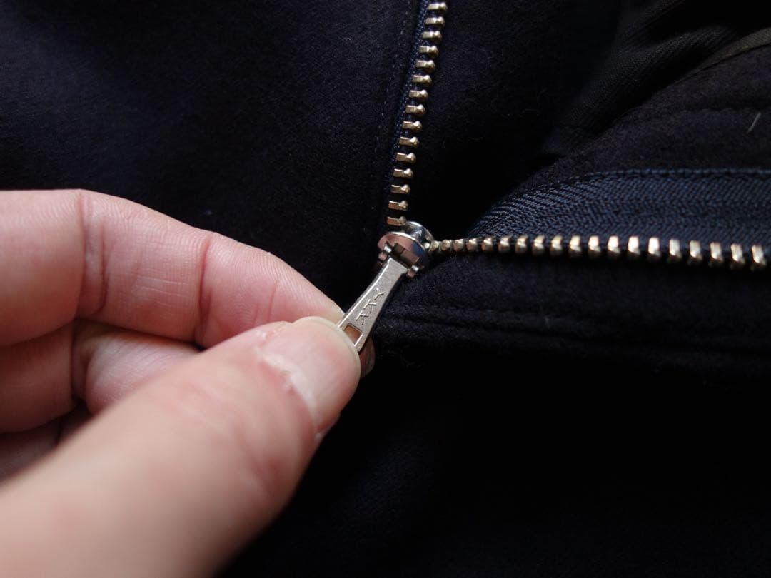 TOMORROWLAND ウールフランネル スラックス ネイビー50 L 日本製