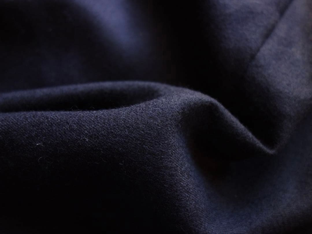 TOMORROWLAND ウールフランネル スラックス ネイビー50 L 日本製