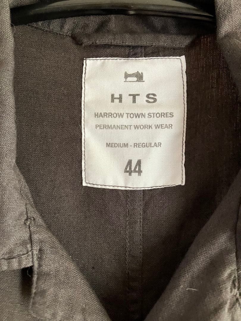 HTS コットンリネン　オーバーオール