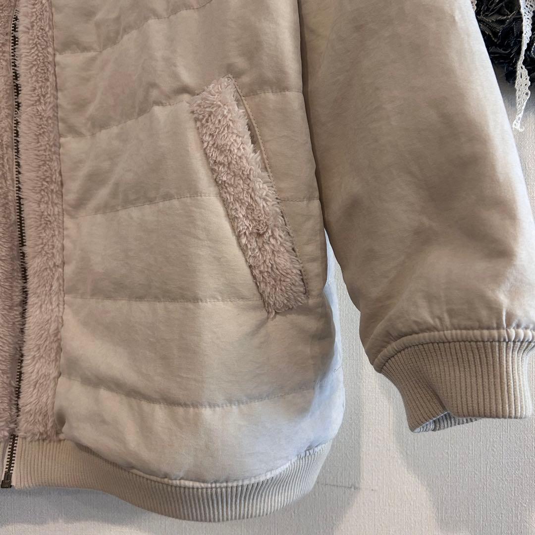 ⭐️ドラッグストアーズ 〈D.S.CLUB〉⭐️【新品】中綿入り　ファー付きブルゾン