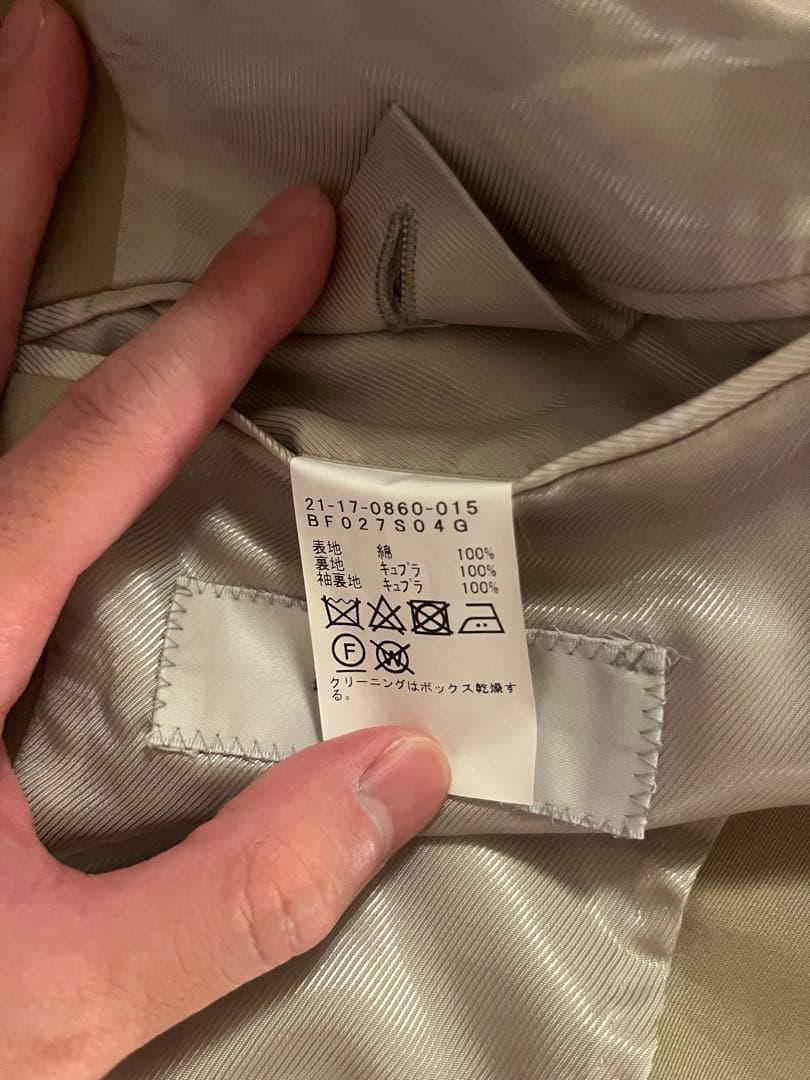 【リングヂャケット製】ビームスエフ　コットンスーツ